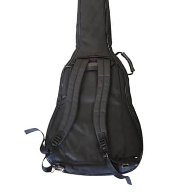 Road Runner Dreadnaught Acoustic Guitar Gig Bag, Black/Red image 2