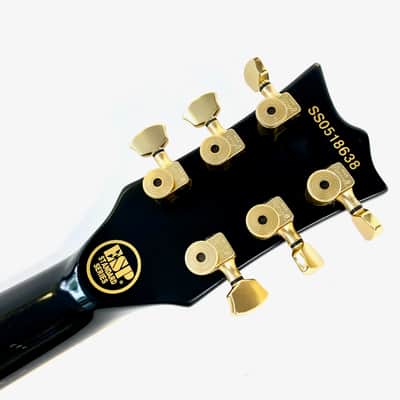 ESP Eclipse I "Iron Cross James Hetfield Signature" 2005 Vintage Black image 5