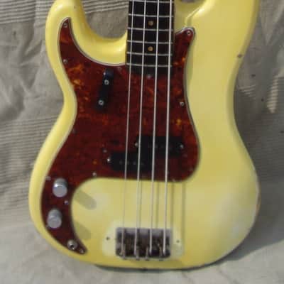 Fender Precision Bass Lefty 1963 Blonde Color Super Rare Left Hand image 1