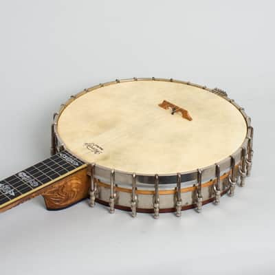 Fairbanks/Vega Tu-Ba-Phone #9 5 String Banjo (1916), ser. #36192, hard shell case. image 7