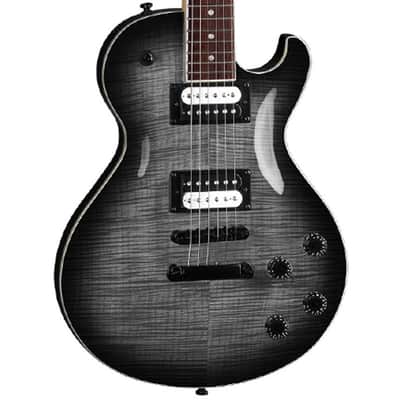 Dean Thoroughbred X Flame Maple Electric Guitar - Charcoal Burst image 1