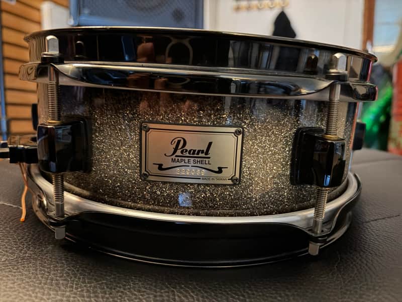 Pearl 10x4" maple snare 2000´s - Diamond burst finish image 1
