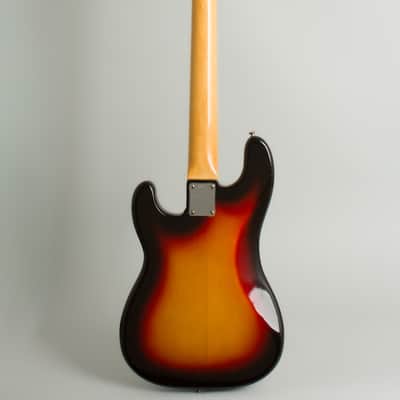 Fender  Precision Bass Solid Body Electric Bass Guitar (1962), ser. #83915, original brown tolex hard shell case. image 2