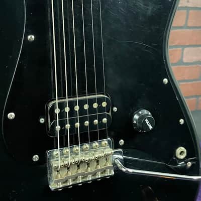 Fender Squier ST-331 Rare Japanese Single Humbucker Stratocaster Mid-1980s - Black image 3