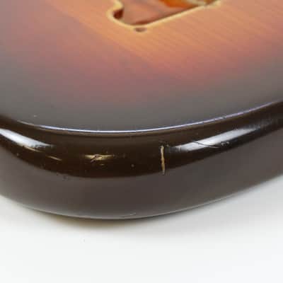 1979 Vintage Fender Stratocaster Sunburst BODY S9 Serial 1970s CBS Era USA Strat image 16