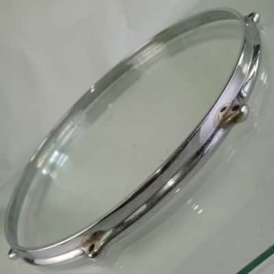 Premier 14" Die-Cast Snare Drum/Floor Tom 60-70s Batter Rim/Hoop Chrome 8-Lug UK image 3