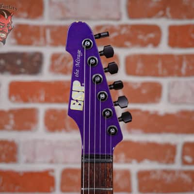 ESP The Mirage See-Thru Purple 1995 w/Hardshell Case image 9