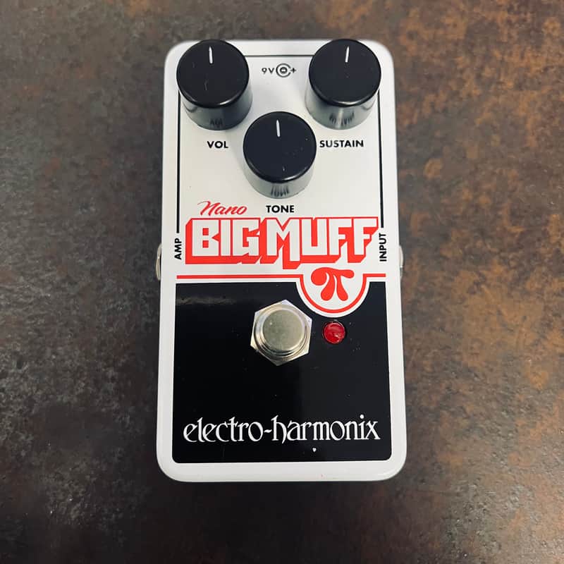Electro-Harmonix Nano Big Muff Pi Distortion / Sustainer 2013 - Present - White / Black / Red image 1