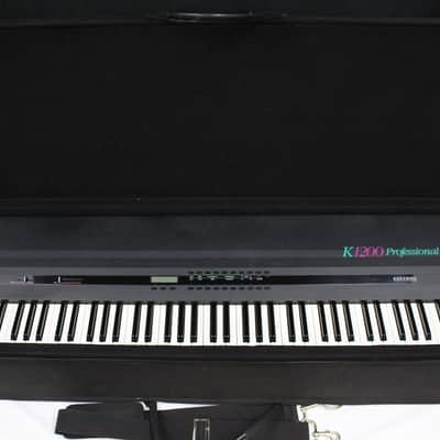 Vintage 1989 Kurzweil K1200 Professional Keyboard w/ Footswitch & Gig Bag #28810 image 11