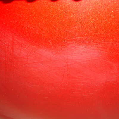 2005 Fender American Deluxe Strat V Neck Electric Guitar, Maple Fingerboard, Candy Apple Red w/ Case image 7