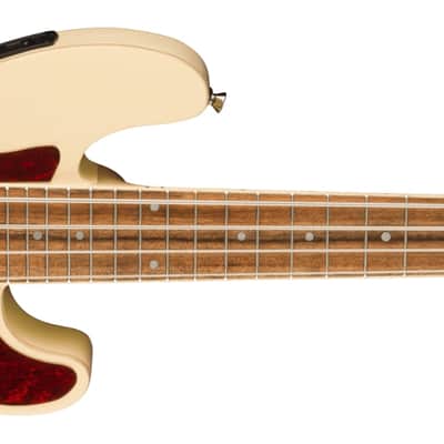 Fender Fullerton Precision Bass Uke, Walnut Fingerboard, Tortoiseshell Pickguard, Olympic White image 13