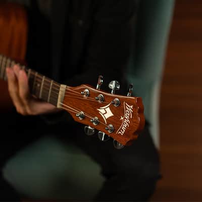 Washburn AF5K Apprentice Series Folk Body Spruce Top Mahogany Neck 6-String Acoustic Guitar w/Hard Case image 9