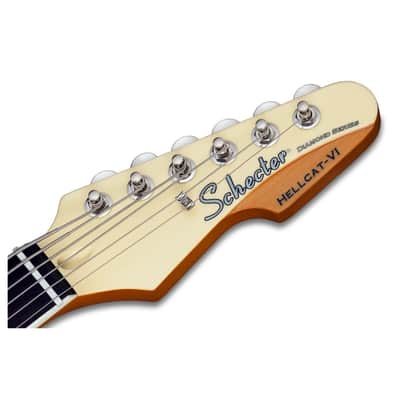 Schecter Hellcat-VI - Ivory Pearl (IVYP) (294) image 9