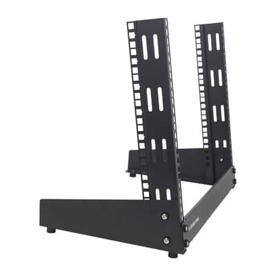 ST2PF-8LW | 8U 2-Post Desktop Open-Frame Rack, for Audio/Video, Network Switches, Routers, Patch Panels image 3