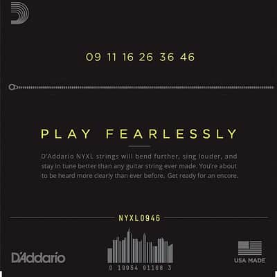 D'Addario Guitar Strings NYXL 0946 Electric Light Gauge 09-46 image 2