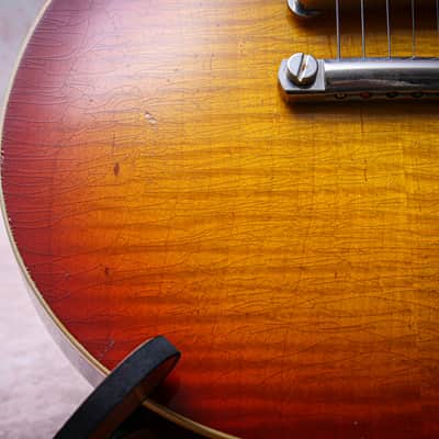 GIBSON USA Custom Shop M2M Murphy Lab '59 Les Paul Standard Reissue Light Aged " Cherry Sunburst" (2023) image 10