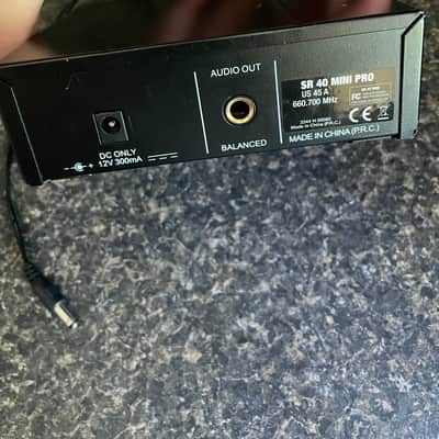 AKG WMS40 Mini Single Vocal Set Wireless Microphone System - Band C 2010s - Black image 5