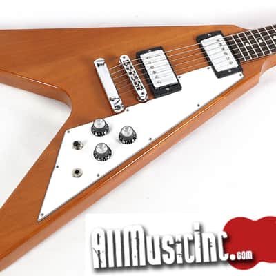 Gibson 70s Flying V Antique Natural Electric Guitar 8lbs 3oz image 4