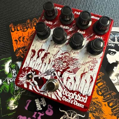 Does It Doom Baghdad High Gain Overdrive and Preamp Pedal - Limited Edition Blood Spatter image 2