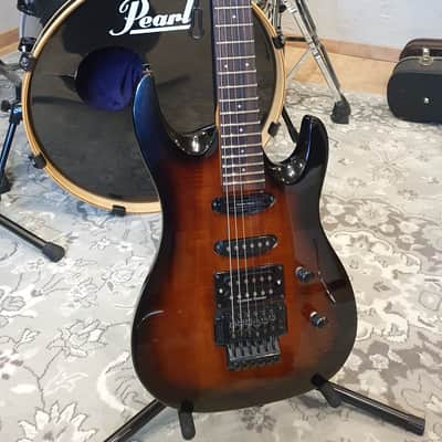 Aria Pro II Magna series MA28-SB 90 - Sunburst komplett aufbereitet Seymour Duncan Pickups image 2