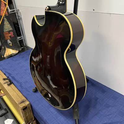 Vintage Ventura Hollow Body Electric Guitar Made in Japan with Case ES-175 Style image 22