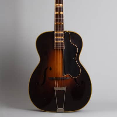 Bacon & Day  Ne Plus Ultra Troubadour Model 2M Arch Top Acoustic Guitar (1934), ser. #33939, original black hard shell case. image 1