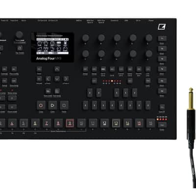 Elektron Analog Four MKII - Black incl. 1x Cordial EU 3 PP - Bundle Set image 5
