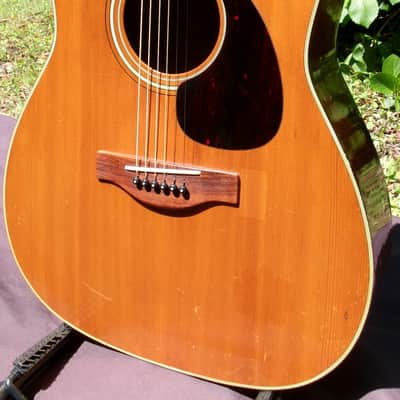 1972 Yamaha FG180 Red Label Nippon Gakki+Gig Bag image 2