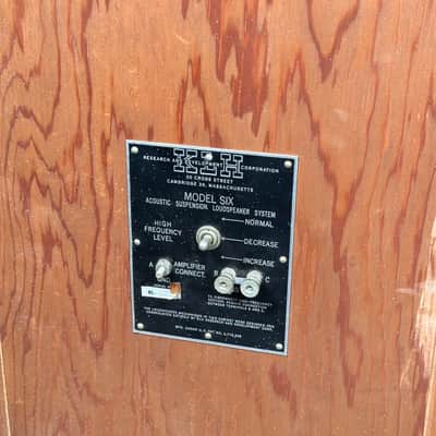 Vintage KLH Model Six 6 Speakers 10” 8 Ohms 2-Way image 8