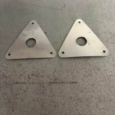 Vintage Camco Bass Drum Mounting Plates for Tom Holder with Hardware image 3