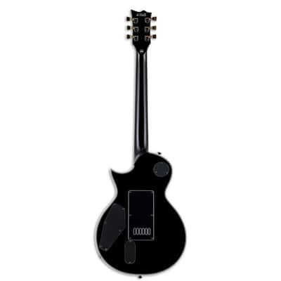 ESP LTD EC-1000 Full Thickness 6-String Right Handed EverTune Electric Guitar with Mahogany Body, and Macassar Ebony Fingerboard (Black) image 2