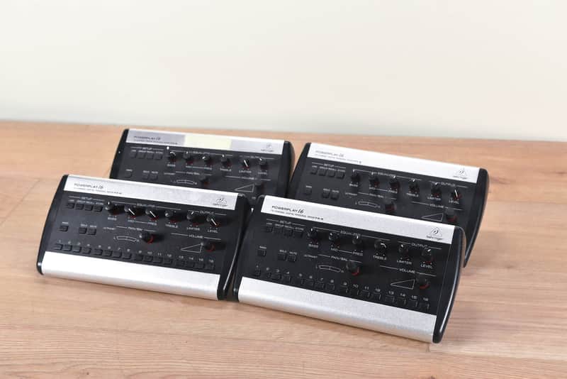 Behringer Powerplay P16-M Personal Mixer (Pack of 4) (church owned