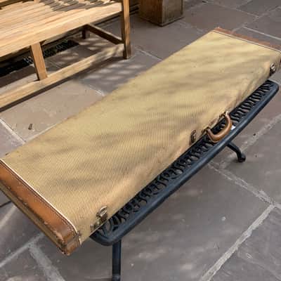 1958 USA Tweed Fender Precision/Jazz Bass Guitar Case, Reissue! image 1