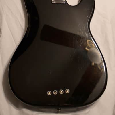 Left Handed Vintage Gibson Epiphone Accu-bass 1994 Black Lefty image 4