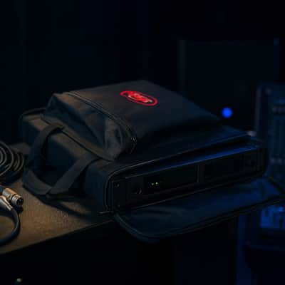 SKB Cases 1U Series Soft Rack Case with Steel Rails, Heavy Duty Zippers, Outer Pocket, and Shoulder Straps, For Wireless Microphone Systems and Pre-Amps image 9