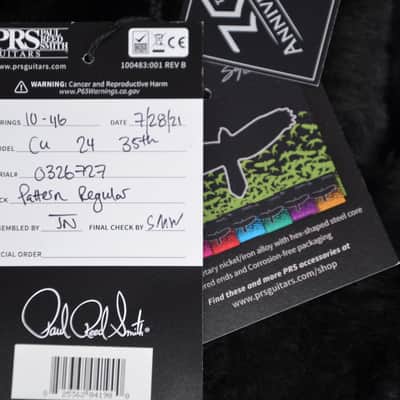 SUNDAY DEAL ! PRS Custom 24 Birds 35th Anniversary*made in USA 2021*finest flame top*this fine Paul Reed Smith sounds/plays/looks like a dream! image 11