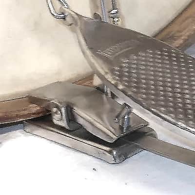 Ludwig Bass Drum Pedal, Cymbal Striker, Clanger Cymbal w/Script Logo Holder, Bass Drum Spurs /  1920s-1930s Traps Era / INSPECTED & TETSTED image 6