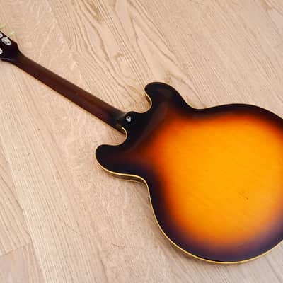 1981 Greco Super Real SA1200 Vintage Long Guard Lacquer 335 w/ Dry Z PAFs & Case, Japan image 14