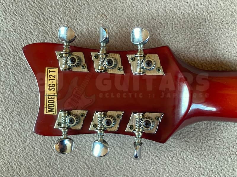 GUYATONE SG-12T 1966 w/OHSC - *GOLD FOIL PICKUPS* ALL-ORIGINAL MIJ