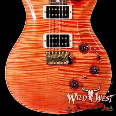 PRS Wild West Guitars 25th Anniversary Limited Run Wood Library Artist Package Custom 24 Piezo Salmon (Private Stock Color) 8.40 LBS (US Only / No International Shipping) image 1