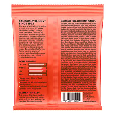 Ernie Ball Skinny Top Heavy Bottom Slinky 7-String Nickel Wound Electric Guitar Strings 10 - 62 Gaug image 2