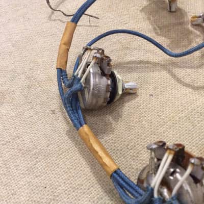 Vintage 1960 Guild Starfire Guitar Wiring Harness Complete SF-II, SF-III 1960's image 2
