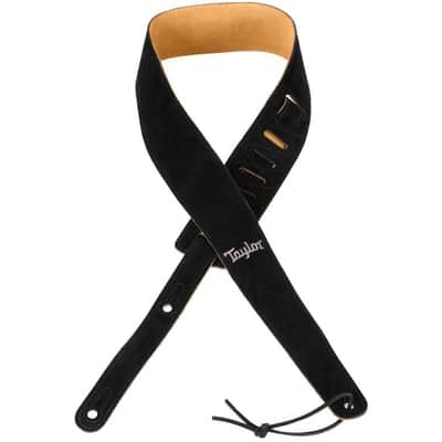 Taylor Black Suede Logo Strap image 2
