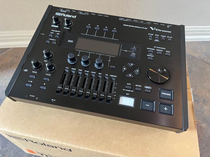 Roland TD-50X V-Drums Sound Module 2021 - Black image 1
