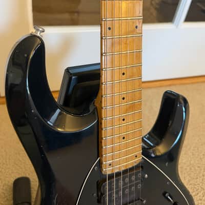 Ernie Ball Music Man Silhouette HSH HT with Maple Fretboard 1994 - 2007 - Black image 9