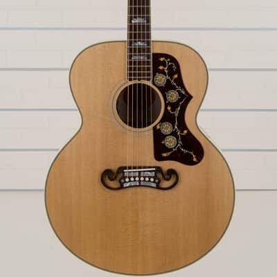 Gibson SJ-200 Original Jumbo Acoustic-Electric Guitar, Solid Spruce Top, Antique Natural image 11