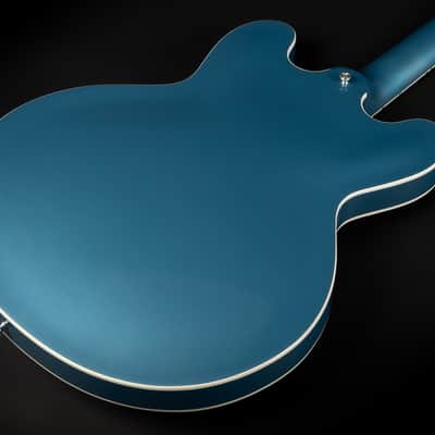 2017 Gibson Memphis Custom ES-335 Block - Pelham Blue | USA Limited Edition Semi-Hollow Burstbucker Humbucker Pickups | CoA OHSC image 13