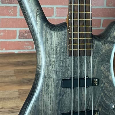 Warwick Pro Series Corvette Standard Electric Bass Guitar - Nirvana Black image 3
