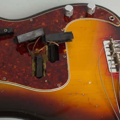 Fender Precision Bass Solid Body Electric Bass Guitar (1961), ser. #61838, original brown tolex hard shell case. image 17