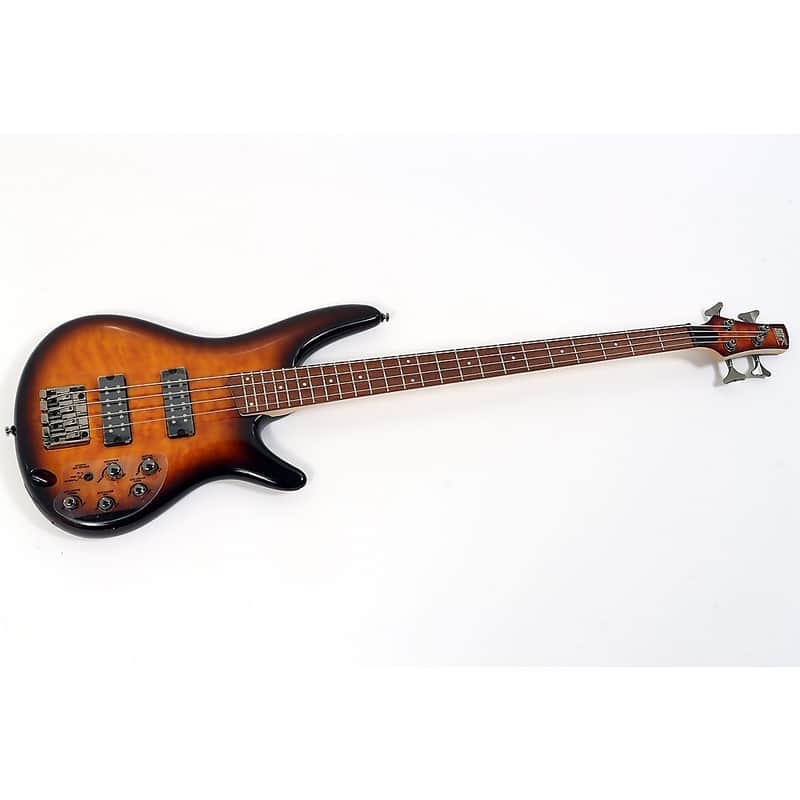 Ibanez SR400EQM Quilted Maple Electric Bass Regular Dragon Eye Burst image 1